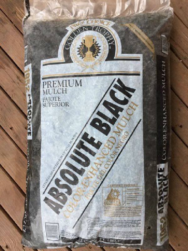 absolute black dyed mulch bag northern kentucky